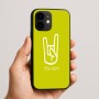 כיסוי בעיצוב אישי עם השם שלך לדגם - Apple iPhone 16e בעיצוב יד סלע
