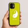 כיסוי בעיצוב אישי עם השם שלך לדגם - Apple iPhone 16e בעיצוב סמל יינג יאנג