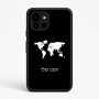 כיסוי בעיצוב אישי עם השם שלך לדגם - Google Pixel 10 5G בעיצוב מפת העולם