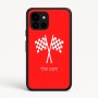 כיסוי בעיצוב אישי עם השם שלך לדגם - Google Pixel 10 5G בעיצוב דגל המירוץ