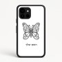 כיסוי בעיצוב אישי עם השם שלך לדגם - Google Pixel 10 5G בעיצוב פרפר