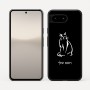 כיסוי בעיצוב אישי עם השם שלך לדגם - Google Pixel 10 5G בעיצוב חתול