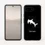 כיסוי בעיצוב אישי עם השם שלך לדגם - Google Pixel 10 5G בעיצוב כריש ראש פטיש