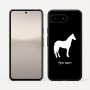 כיסוי בעיצוב אישי עם השם שלך לדגם - Google Pixel 10 5G בעיצוב סוס