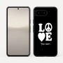 כיסוי בעיצוב אישי עם השם שלך לדגם - Google Pixel 10 5G בעיצוב אהבה