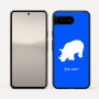 כיסוי בעיצוב אישי עם השם שלך לדגם - Google Pixel 10 5G בעיצוב קרנף
