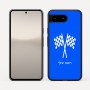 כיסוי בעיצוב אישי עם השם שלך לדגם - Google Pixel 10 5G בעיצוב דגל המירוץ