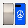 כיסוי בעיצוב אישי עם השם שלך לדגם - Google Pixel 10 5G בעיצוב סמל השלום