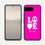 כיסוי בעיצוב אישי עם השם שלך לדגם - Google Pixel 10 5G בעיצוב אהבה