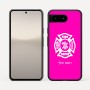 כיסוי בעיצוב אישי עם השם שלך לדגם - Google Pixel 10 5G בעיצוב כבאי - תגית
