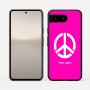 כיסוי בעיצוב אישי עם השם שלך לדגם - Google Pixel 10 5G בעיצוב סמל השלום