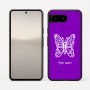 כיסוי בעיצוב אישי עם השם שלך לדגם - Google Pixel 10 5G בעיצוב פרפר