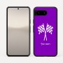 כיסוי בעיצוב אישי עם השם שלך לדגם - Google Pixel 10 5G בעיצוב דגל המירוץ