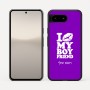 כיסוי בעיצוב אישי עם השם שלך לדגם - Google Pixel 10 5G בעיצוב נשקי את חבר שלי
