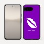 כיסוי בעיצוב אישי עם השם שלך לדגם - Google Pixel 10 5G בעיצוב שפתיים - נשיקה