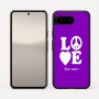 כיסוי בעיצוב אישי עם השם שלך לדגם - Google Pixel 10 5G בעיצוב אהבה