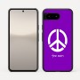 כיסוי בעיצוב אישי עם השם שלך לדגם - Google Pixel 10 5G בעיצוב סמל השלום