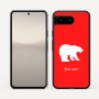 כיסוי בעיצוב אישי עם השם שלך לדגם - Google Pixel 10 5G בעיצוב דוב