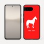 כיסוי בעיצוב אישי עם השם שלך לדגם - Google Pixel 10 5G בעיצוב סוס