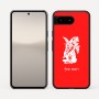כיסוי בעיצוב אישי עם השם שלך לדגם - Google Pixel 10 5G בעיצוב ארנב מחזיק גזר