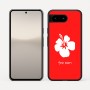 כיסוי בעיצוב אישי עם השם שלך לדגם - Google Pixel 10 5G בעיצוב פרח היביסקוס