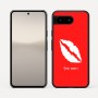 כיסוי בעיצוב אישי עם השם שלך לדגם - Google Pixel 10 5G בעיצוב שפתיים - נשיקה