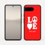 כיסוי בעיצוב אישי עם השם שלך לדגם - Google Pixel 10 5G בעיצוב אהבה