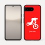 כיסוי בעיצוב אישי עם השם שלך לדגם - Google Pixel 10 5G בעיצוב רוכב אופניים