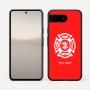 כיסוי בעיצוב אישי עם השם שלך לדגם - Google Pixel 10 5G בעיצוב כבאי - תגית