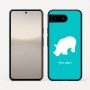 כיסוי בעיצוב אישי עם השם שלך לדגם - Google Pixel 10 5G בעיצוב קרנף