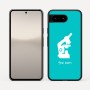 כיסוי בעיצוב אישי עם השם שלך לדגם - Google Pixel 10 5G בעיצוב מיקרוסקופ