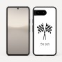 כיסוי בעיצוב אישי עם השם שלך לדגם - Google Pixel 10 5G בעיצוב דגל המירוץ
