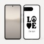כיסוי בעיצוב אישי עם השם שלך לדגם - Google Pixel 10 5G בעיצוב אהבה