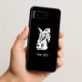 כיסוי בעיצוב אישי עם השם שלך לדגם - Google Pixel 10 5G בעיצוב ארנב מחזיק גזר