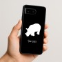 כיסוי בעיצוב אישי עם השם שלך לדגם - Google Pixel 10 5G בעיצוב קרנף