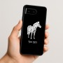 כיסוי בעיצוב אישי עם השם שלך לדגם - Google Pixel 10 5G בעיצוב זברה