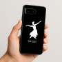 כיסוי בעיצוב אישי עם השם שלך לדגם - Google Pixel 10 5G בעיצוב בלרינה
