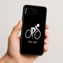 כיסוי בעיצוב אישי עם השם שלך לדגם - Google Pixel 10 5G בעיצוב אופניים אולימפיים