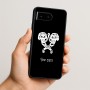 כיסוי בעיצוב אישי עם השם שלך לדגם - Google Pixel 10 5G בעיצוב פרחי קרן