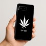 כיסוי בעיצוב אישי עם השם שלך לדגם - Google Pixel 10 5G בעיצוב עלה מריחואנה - גראס