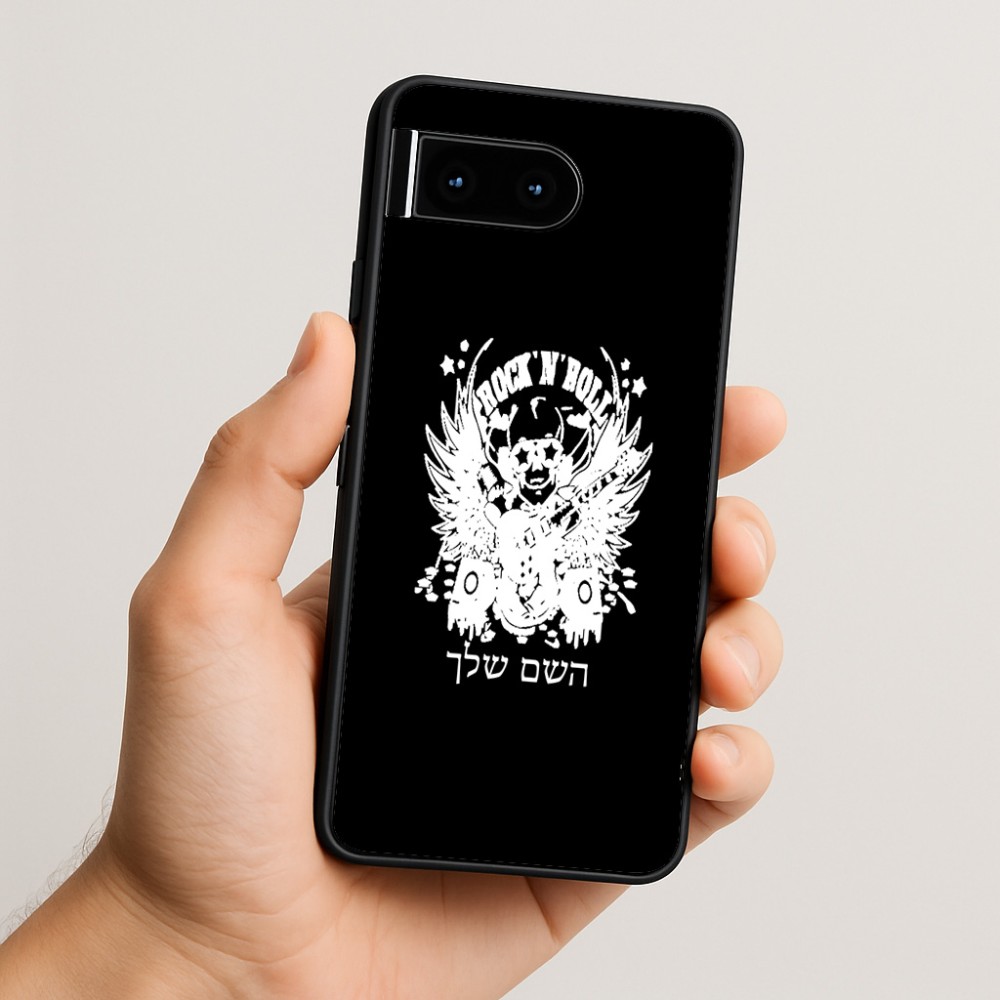 כיסוי בעיצוב אישי עם השם שלך לדגם - Google Pixel 10 5G בעיצוב רוקנרול