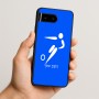כיסוי בעיצוב אישי עם השם שלך לדגם - Google Pixel 10 5G בעיצוב כדורגל אולימפי