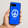 כיסוי בעיצוב אישי עם השם שלך לדגם - Google Pixel 10 5G בעיצוב סמל השלום
