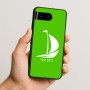 כיסוי בעיצוב אישי עם השם שלך לדגם - Google Pixel 10 5G בעיצוב סירה