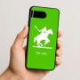 כיסוי בעיצוב אישי עם השם שלך לדגם - Google Pixel 10 5G בעיצוב שחקן פולו - סוס