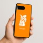 כיסוי בעיצוב אישי עם השם שלך לדגם - Google Pixel 10 5G בעיצוב ארנב מחזיק גזר