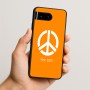 כיסוי בעיצוב אישי עם השם שלך לדגם - Google Pixel 10 5G בעיצוב סמל השלום