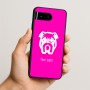 כיסוי בעיצוב אישי עם השם שלך לדגם - Google Pixel 10 5G בעיצוב פרצוף בולדוג