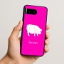 כיסוי בעיצוב אישי עם השם שלך לדגם - Google Pixel 10 5G בעיצוב חזיר