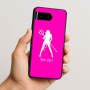 כיסוי בעיצוב אישי עם השם שלך לדגם - Google Pixel 10 5G בעיצוב אישה שטן